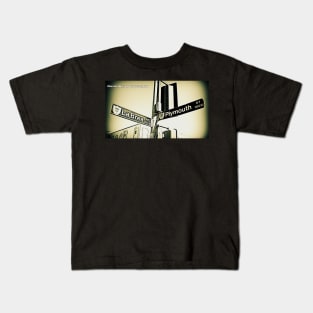 La Brea Avenue & Plymouth Street, Inglewood, CA by Mistah Wilson Kids T-Shirt